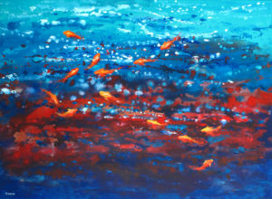 fish, fish painting, sea, ocean