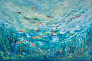 fish, fish painting, sea, ocean