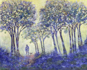 Bluebell Wonder 77x62cm oil on canvas