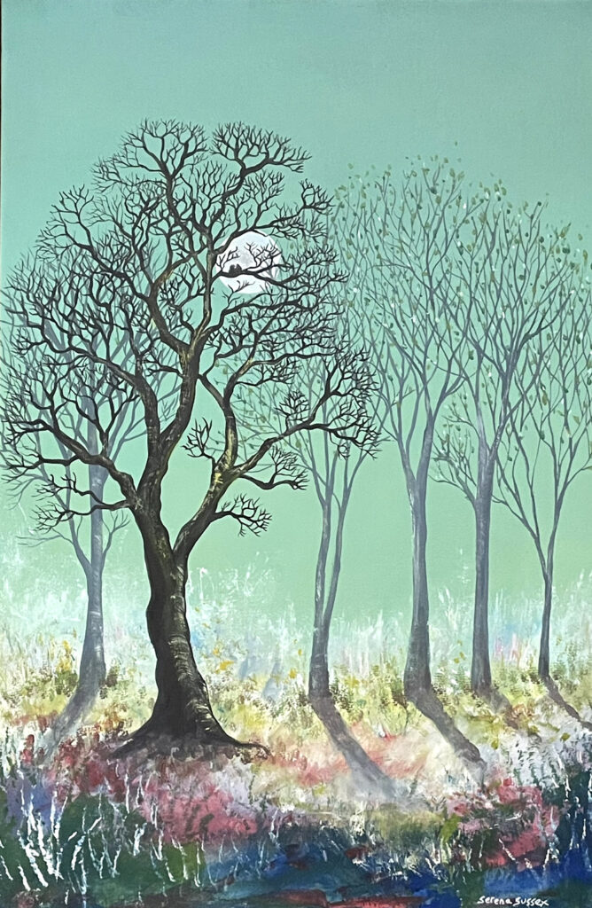 Stillness 40x60cm acrylic on canvas